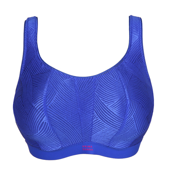 Prima Donna Wired Sports Bra - The Game in Electric Blue & Pink