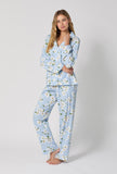 BedHead L/Slv Classic PJ Set - Magnolia Breeze - Lily Pad Lingerie