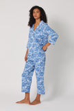 BedHead 3/4 Slv Crop PJ Set - Dreamy Damask