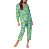 BedHead 3/4 Slv Classic Stretch Jersey Crop PJ Set - Hope To It