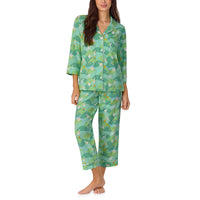 BedHead 3/4 Slv Classic Stretch Jersey Crop PJ Set - Hope To It