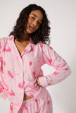 BedHead L/Slv Classic PJ Set - Flamingos On Ice