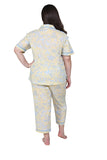 La Cera Cotton Pajama Set in Soft Yellow - Lily Pad Lingerie