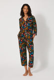 BedHead 3/4 Slv Crop PJ Set - Winter Blooms