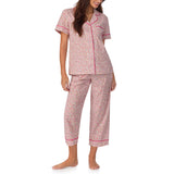 BedHead S/Slv Cotton Crop PJ Set - Willow