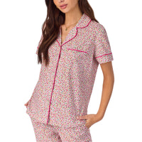 BedHead S/Slv Cotton Crop PJ Set - Willow