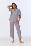 BedHead Petite Petunias S/Slv Crop Set in Pink