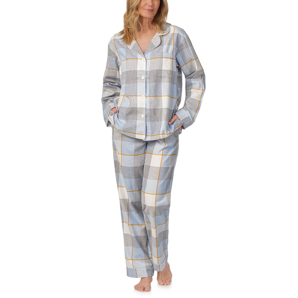 BedHead L/Slv Classic Flannel Set - Lakeside Plaid