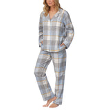 BedHead L/Slv Classic Flannel Set - Lakeside Plaid