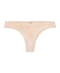 Aubade Rosessence Tanga in Nude & Black