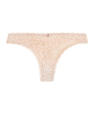 Aubade Rosessence Tanga in Nude & Black