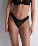 Aubade Rosessence Italian Brief in Nude & Black