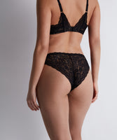 Aubade Rosessence Italian Brief in Nude & Black
