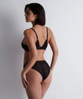 Aubade Rosessence Italian Brief in Nude & Black