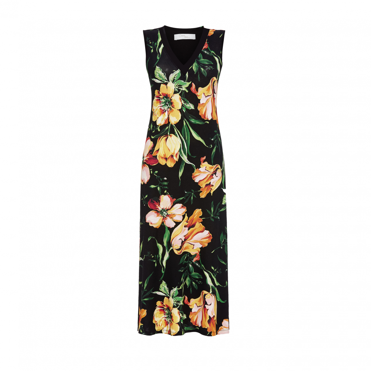 Ringella Dark Floral Sleeveless Lounge Dress – Lily Pad Lingerie