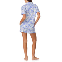 BedHead S/Slv Cotton Shorty PJ Set - Belle Fleur