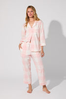 BedHead L/Slv Classic Flannel PJ Set - Checking In Pink Plaid