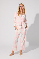 BedHead L/Slv Classic Flannel PJ Set - Checking In Pink Plaid