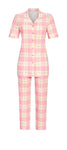 Ringella Pink Plaid Pajama Set