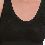 Anita Essential Lace Padded Bralette (Adj Strap)-Black