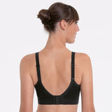Anita Essential Lace Padded Bralette (Adj Strap)-Black