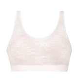 Anita Essential Lace Padded Bralette (Adj Strap) - Crystal - Lily Pad Lingerie