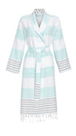 Ringella Hammam Striped Bathrobe with Fringes