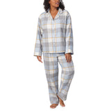 BedHead L/Slv Classic Flannel Set - Lakeside Plaid