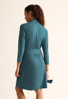 Fleur't Iconic Short Robe in Evergreen