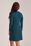 Fleur't Modest Nightshirt with Shelf Bra in Deep Spruce - Lily Pad Lingerie