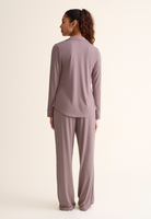 Fleur’t Button Down PJ Set in Cappuccino