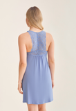 Fleur't Bell Epoque Chemise in Denim - Lily Pad Lingerie
