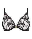 Aubade Sweet Euphoria U/Wire Triangle Bra in Black