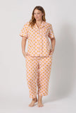 BedHead Deco Sunset S/Slv Crop PJ Set