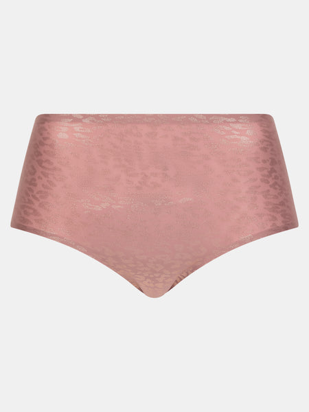 Chantelle SoftStretch One Size Brief - Pink Leo Shimmer