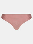 Chantelle SoftStretch One Size Thong - Pink Leo Shimmer
