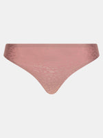 Chantelle SoftStretch One Size Thong - Pink Leo Shimmer