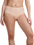 Chantelle Norah Comfort High Waist Full Brief - Nude Blush