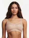 Chantelle Norah Wireless Bra - Beige & Black