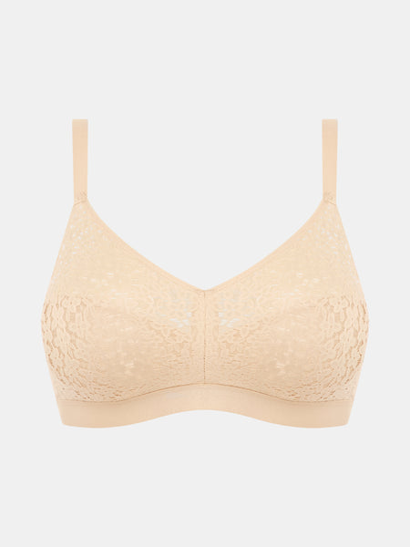 Chantelle Norah Wireless Bra - Beige & Black