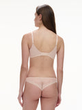 Chantelle Origins Wirefree Bra in Golden Beige & Black
