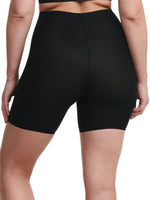 Chantelle SoftStretch Mid-Thigh Short - Black & Ultra Nude