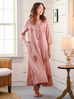 April Cornell Kerala Caftan in Misty Rose