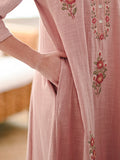 April Cornell Kerala Caftan in Misty Rose
