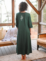 April Cornell Kerala Caftan in Teal