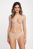 Corin Meryl Full Brief in Beige/Pink