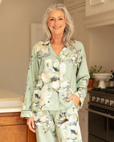 Cyberjammies Sage Floral Pajama Set