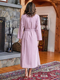 April Cornell Anglaise Check Dressing Gown