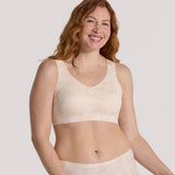 Evelyn & Bobbie Defy Bra - Champagne Ginkgo - Lily Pad Lingerie