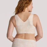 Evelyn & Bobbie Defy Bra - Champagne Ginkgo - Lily Pad Lingerie